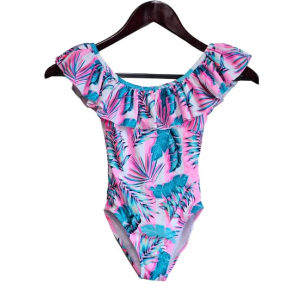 Angel Beach Big Girls 7 Into The Cabana One Piece Swimwear - Picture 3 of 5